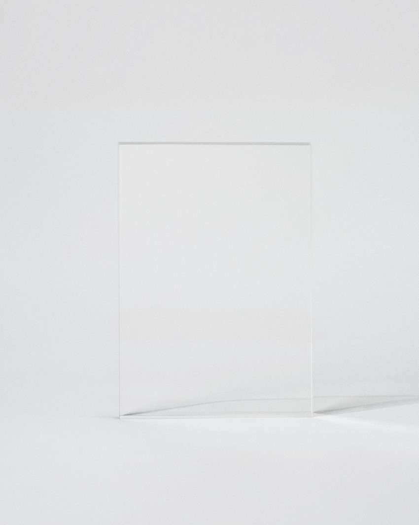 Acryl plaquette in rechthoekig VITRA CUSTOM A5-formaat om te personaliseren